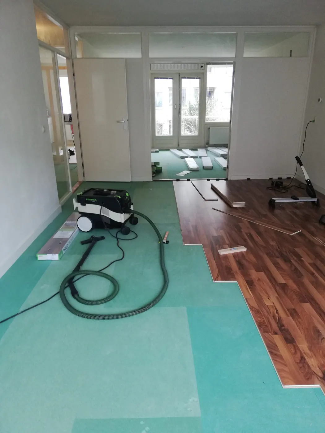 Laminaatvloer appartement Amsterdam, foto 1